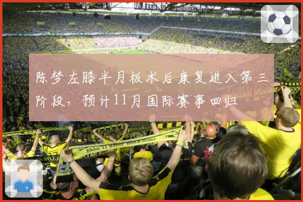 陈梦左膝半月板术后康复进入第三阶段，预计11月国际赛事回归