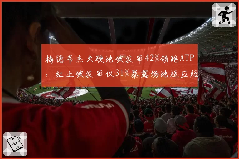 梅德韦杰夫硬地破发率42%领跑ATP，红土破发率仅31%暴露场地适应短板